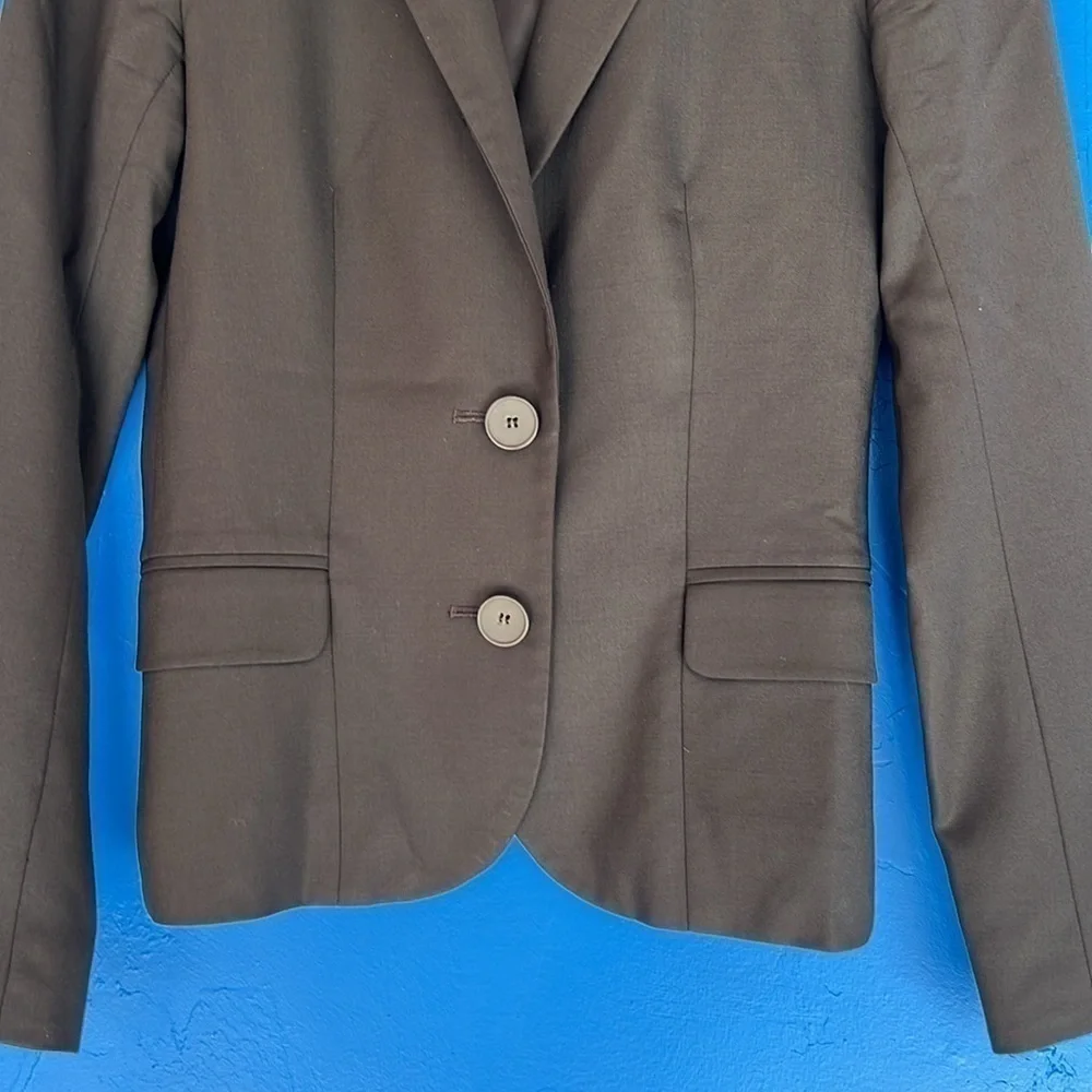 Club Monaco blazer Women’s black wool blend‎ professional office quality work